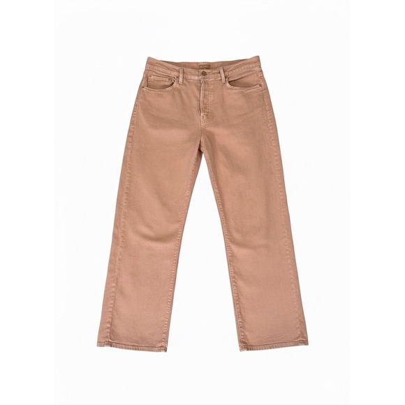 MOTHER Denim - MOTHER The Ditcher Crop Chalk It Up Jeans Wide Leg Size 28 EUC